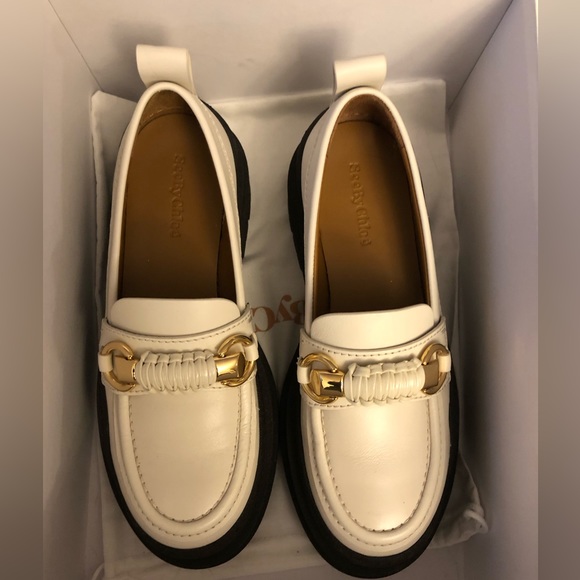 See by Chloé Lylia Leather Lug-Sole Loafers - Picture 2 of 6